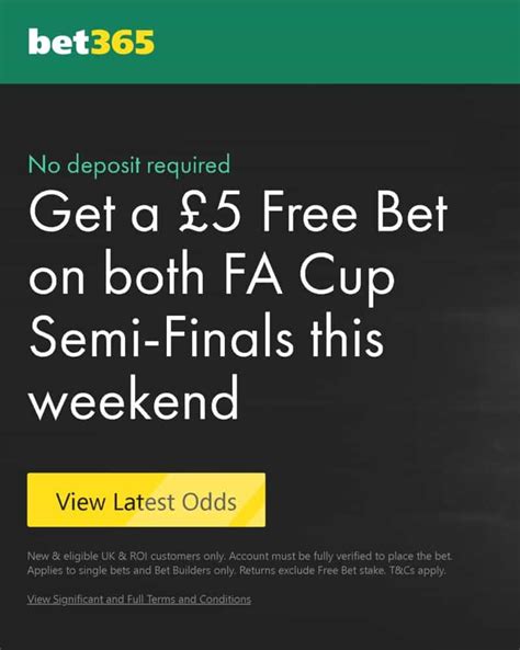 bet365 fa cup offer